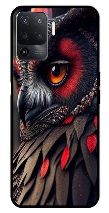 Owl Design Metal Mobile Case for Oppo F19 Pro
