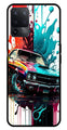Vintage Car Metal Mobile Case for Oppo F19 Pro   (Design No -29)