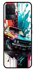 Vintage Car Metal Mobile Case for Oppo Reno 2F   (Design No -29)