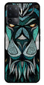 Lion Pattern Metal Mobile Case for Oppo F19 Pro   (Design No -40)
