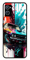 Vintage Car Metal Mobile Case for Oppo A76   (Design No -29)