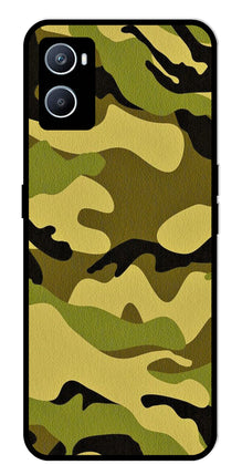 Army Pattern Metal Mobile Case for Oppo A76