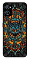 Owl Pattern Metal Mobile Case for Oppo A76   (Design No -42)