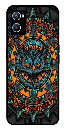 Owl Pattern Metal Mobile Case for Oppo A76