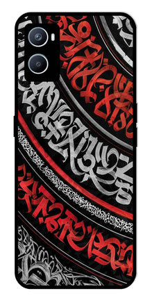 Qalander Art Metal Mobile Case for Oppo A76