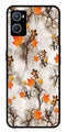 Autumn leaves Metal Mobile Case for Oppo A76   (Design No -55)