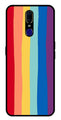 Rainbow MultiColor Metal Mobile Case for Oppo F11   (Design No -03)