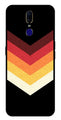 MultiColor Arrow Metal Mobile Case for Oppo F11   (Design No -04)