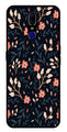 Floral Pattern Metal Mobile Case for Oppo F11   (Design No -10)