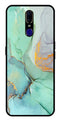 Marble Design Metal Mobile Case for Oppo F11   (Design No -46)