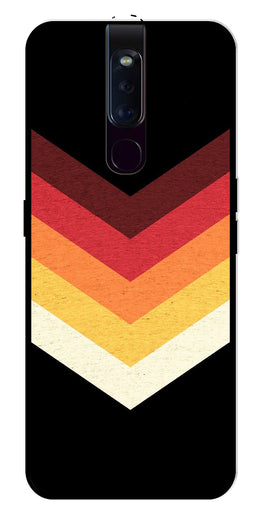 MultiColor Arrow Metal Mobile Case for Oppo F11 Pro (Design No -04)