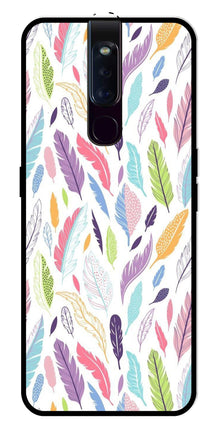 Colorful Feathers Metal Mobile Case for Oppo F11 Pro