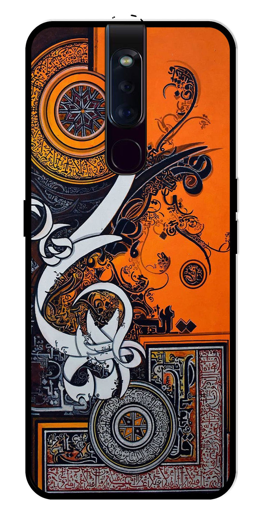 Qalander Art Metal Mobile Case for Oppo F11 Pro   (Design No -16)