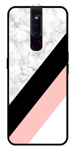 Marble Design Metal Mobile Case for Oppo F11 Pro (Design No -24)
