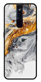 Marble Pattern Metal Mobile Case for Oppo F11 Pro   (Design No -36)