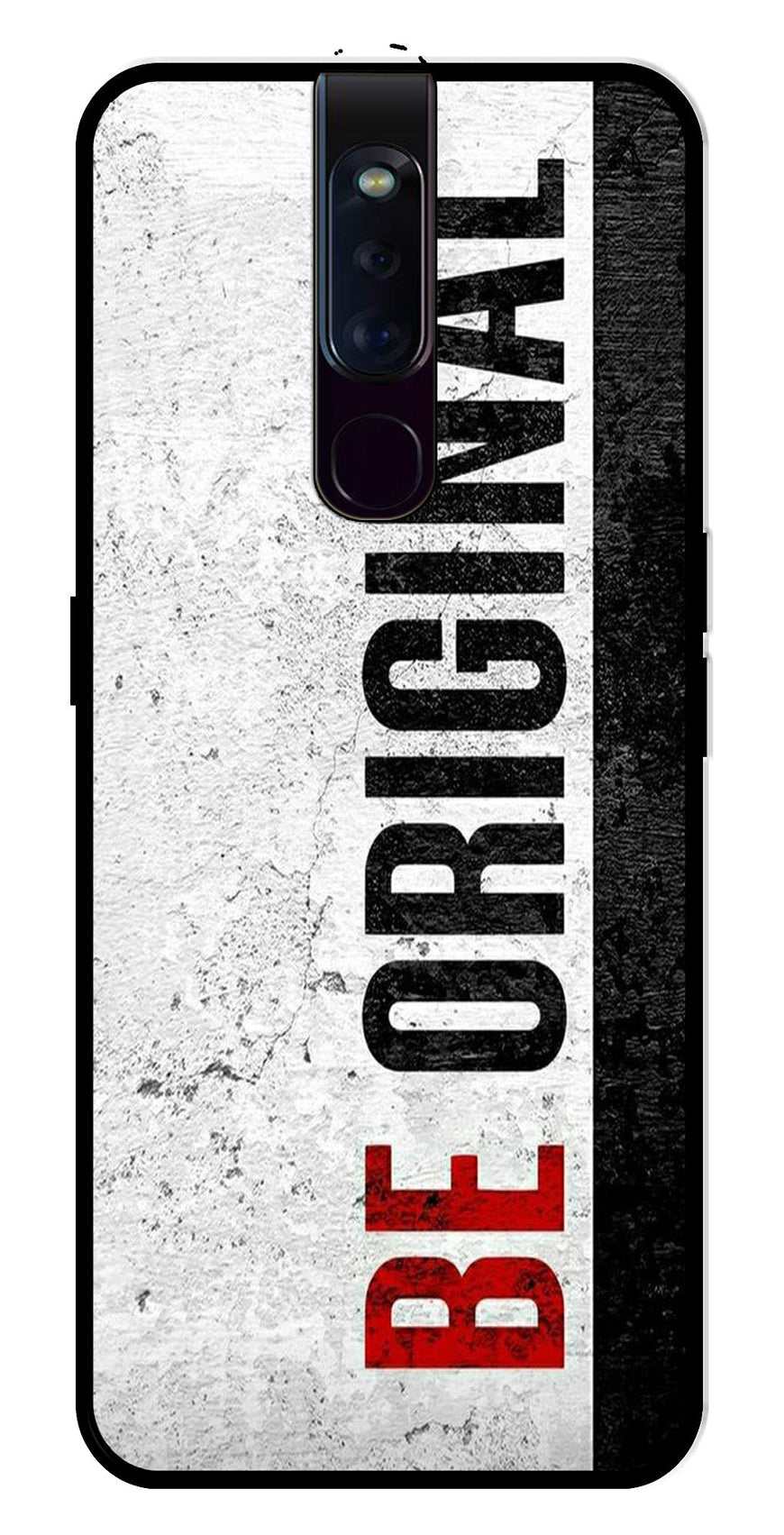 Be Original Metal Mobile Case for Oppo F11 Pro   (Design No -38)