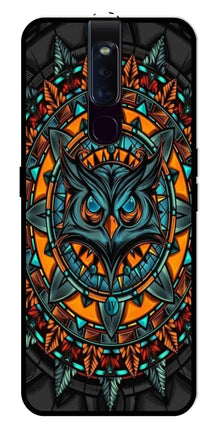 Owl Pattern Metal Mobile Case for Oppo F11 Pro