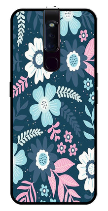 Flower Leaves Design Metal Mobile Case for Oppo F11 Pro
