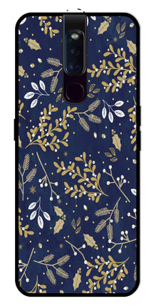 Floral Pattern  Metal Mobile Case for Oppo F11 Pro