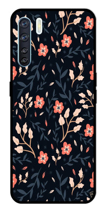 Floral Pattern Metal Mobile Case for Oppo F15