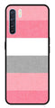 Pink Pattern Metal Mobile Case for Oppo F15   (Design No -23)
