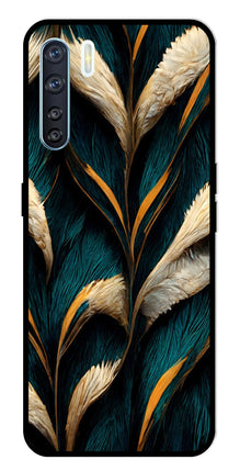Feathers Metal Mobile Case for Oppo F15