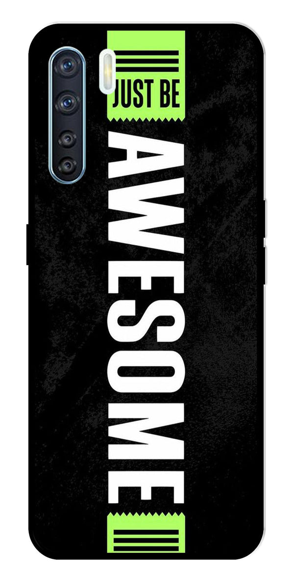 Awesome Metal Mobile Case for Oppo F15   (Design No -33)