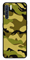 Army Pattern Metal Mobile Case for Oppo F15   (Design No -35)