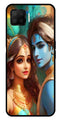 Lord Radha Krishna Metal Mobile Case for Oppo F17   (Design No -01)