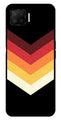 MultiColor Arrow Metal Mobile Case for Oppo A73   (Design No -04)