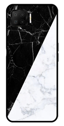 Black White Marble Design Metal Mobile Case for Oppo A73