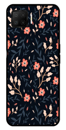 Floral Pattern Metal Mobile Case for Oppo A73