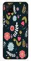 Floral Pattern2 Metal Mobile Case for Oppo F17   (Design No -12)