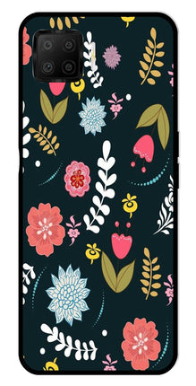 Floral Pattern2 Metal Mobile Case for Oppo F17
