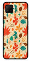 Leafs Design Metal Mobile Case for Oppo F17   (Design No -14)