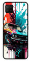 Vintage Car Metal Mobile Case for Oppo F17   (Design No -29)