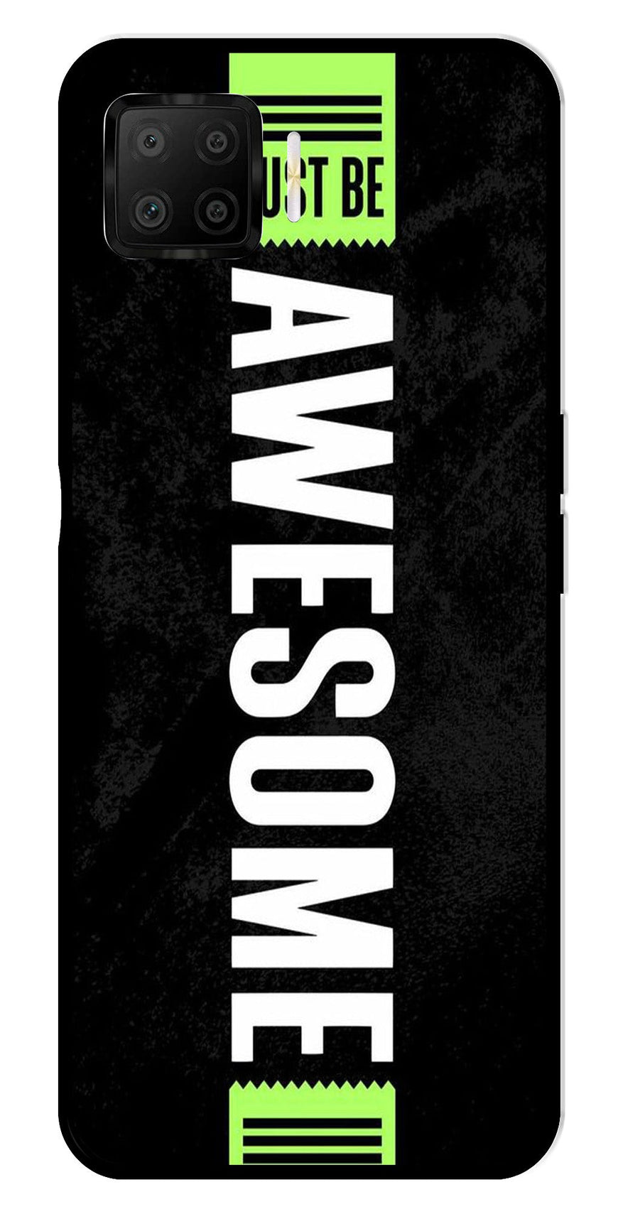 Awesome Metal Mobile Case for Oppo F17   (Design No -33)