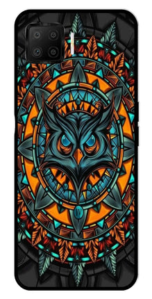 Owl Pattern Metal Mobile Case for Oppo A73