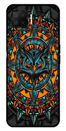 Owl Pattern Metal Mobile Case for Oppo F17