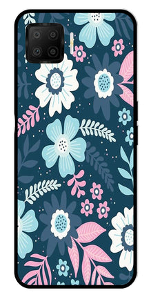 Flower Leaves Design Metal Mobile Case for Oppo F17