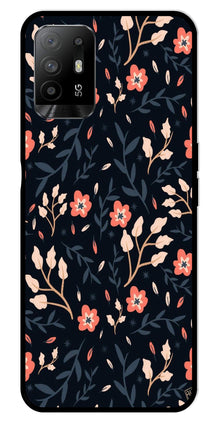 Floral Pattern Metal Mobile Case for Oppo A95