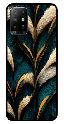 Feathers Metal Mobile Case for Oppo A95