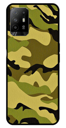 Army Pattern Metal Mobile Case for Oppo A95