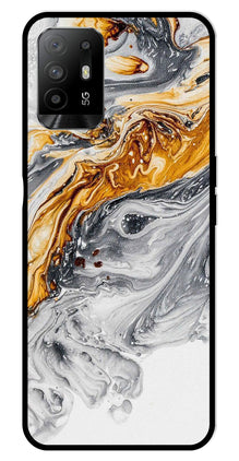Marble Pattern Metal Mobile Case for Oppo A95