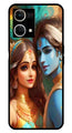 Lord Radha Krishna Metal Mobile Case for Oppo F21 Pro    (Design No -01)