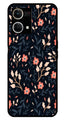 Floral Pattern Metal Mobile Case for Oppo F21 Pro    (Design No -10)