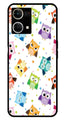 Owls Pattern Metal Mobile Case for Oppo F21 Pro    (Design No -20)