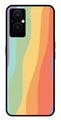 Muted Rainbow Metal Mobile Case for Oppo F21 Pro 5G    (Design No -02)