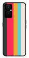 Muted Rainbow Metal Mobile Case for Oppo F21 Pro 5G    (Design No -31)