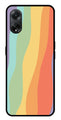 Muted Rainbow Metal Mobile Case for Oppo F23 5G    (Design No -02)
